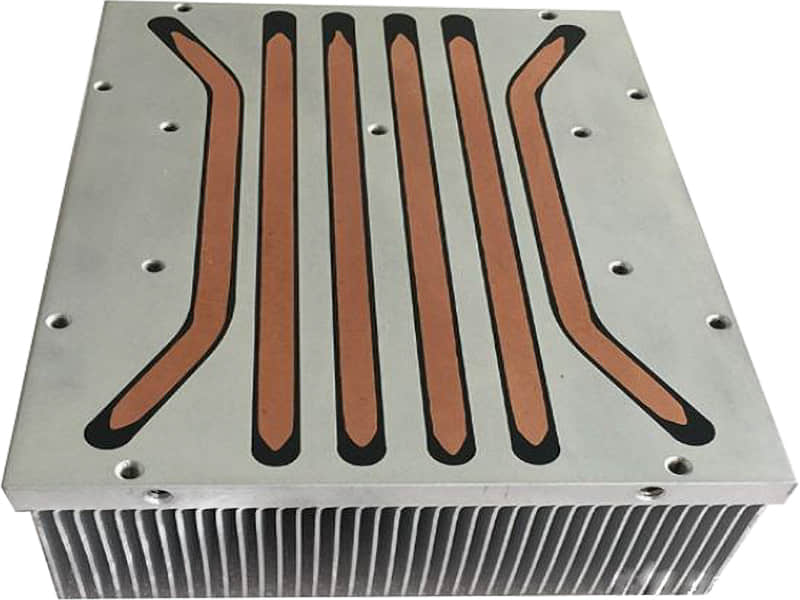 Large finned heat sinks