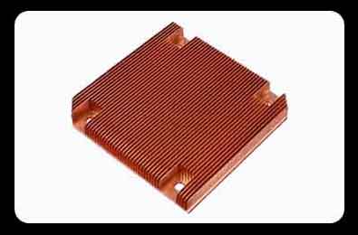 Air cooling skived heat sink